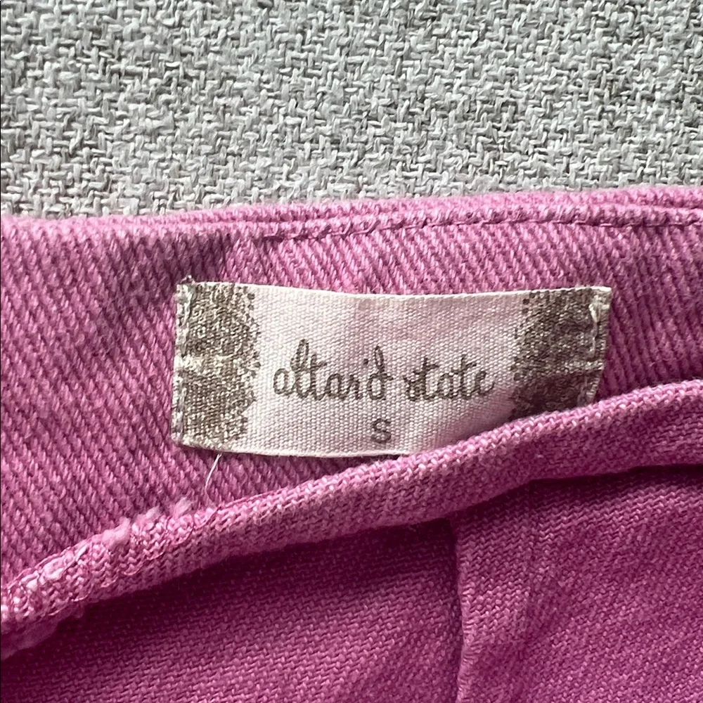 Altar'd State Pink Denim Mini Skirt - Picture 3 of 10